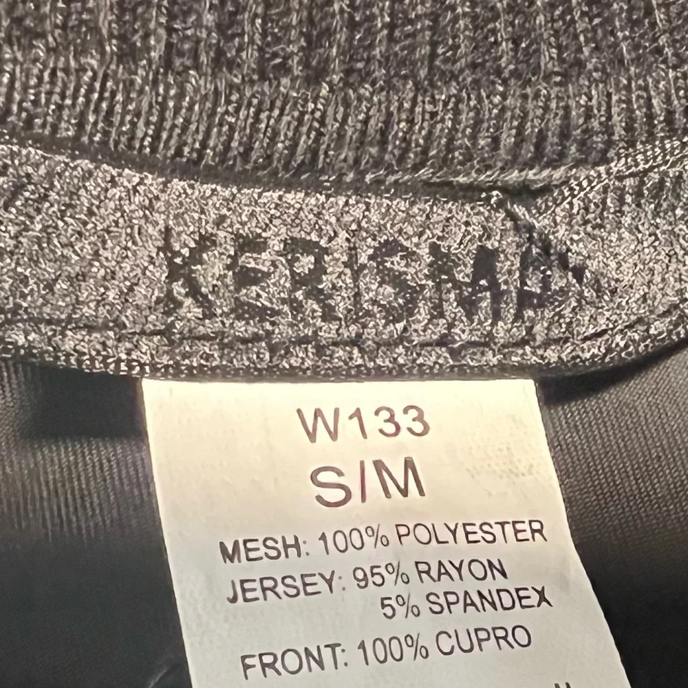 Kerisma brand Black Mesh, Satin, Jersey tee 3/4” sleeve Top - Picture 9 of 10